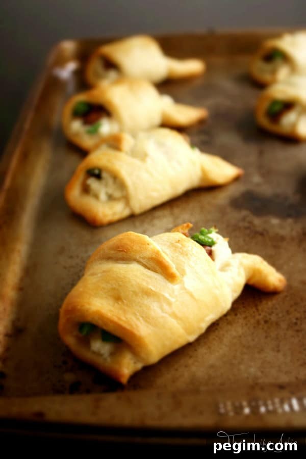 These Bacon Jalapeno Ranch Crescents are a super easy and delicious appetizer- they come together so quickly and taste awesome!