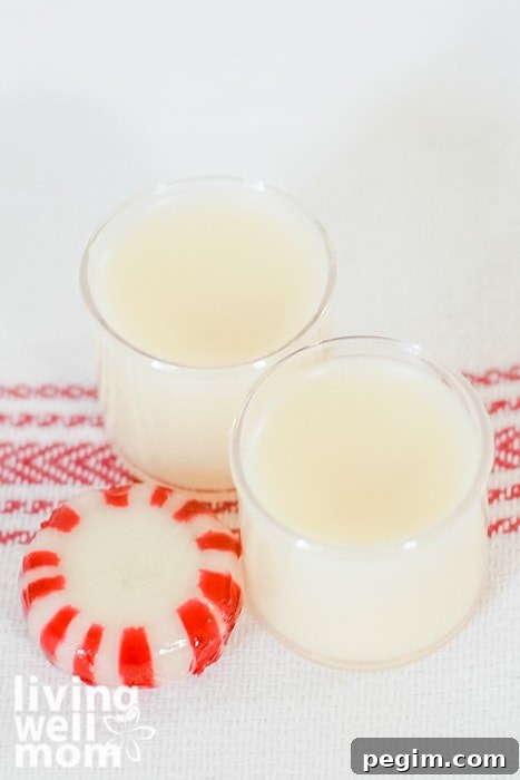 two small jars of DIY peppermint lip balm