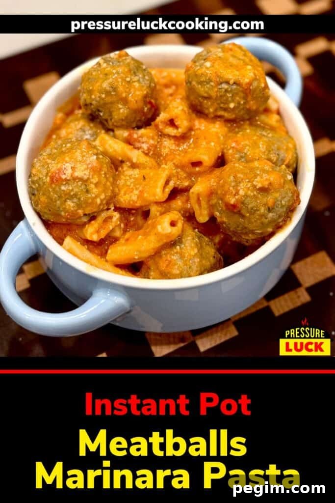 Meatballs Marinara Pasta