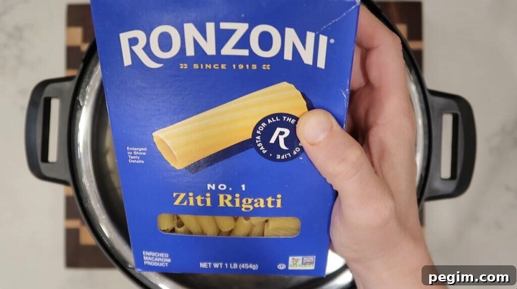 Box of ziti rigati