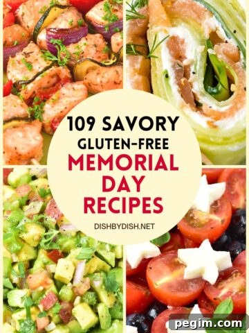 Collage of images of savory recipes