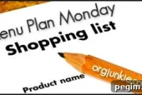 Monday Menu Plan — October 5, 2009: Weekly Recipes & Grocery List