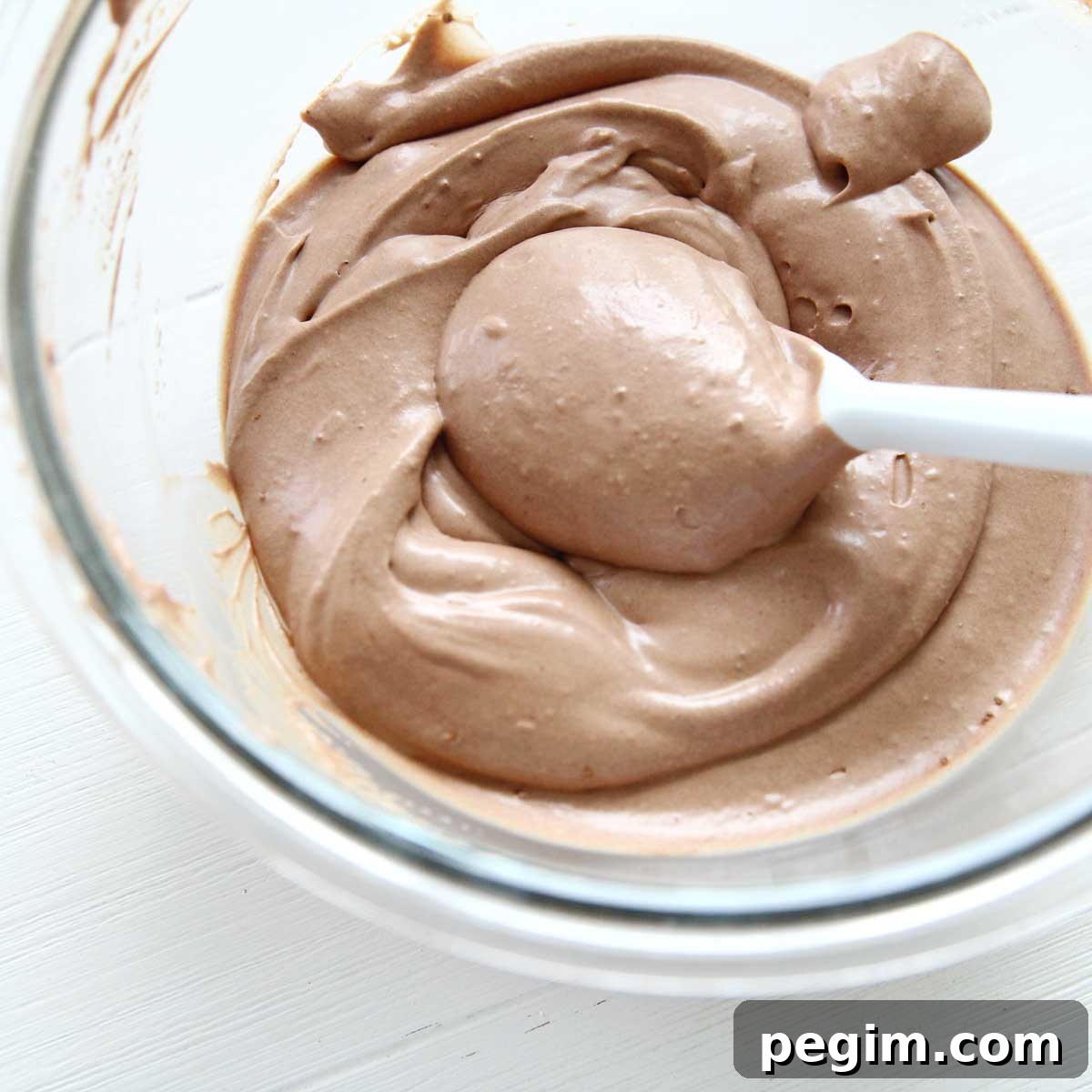 Vegan chocolate whipped cream