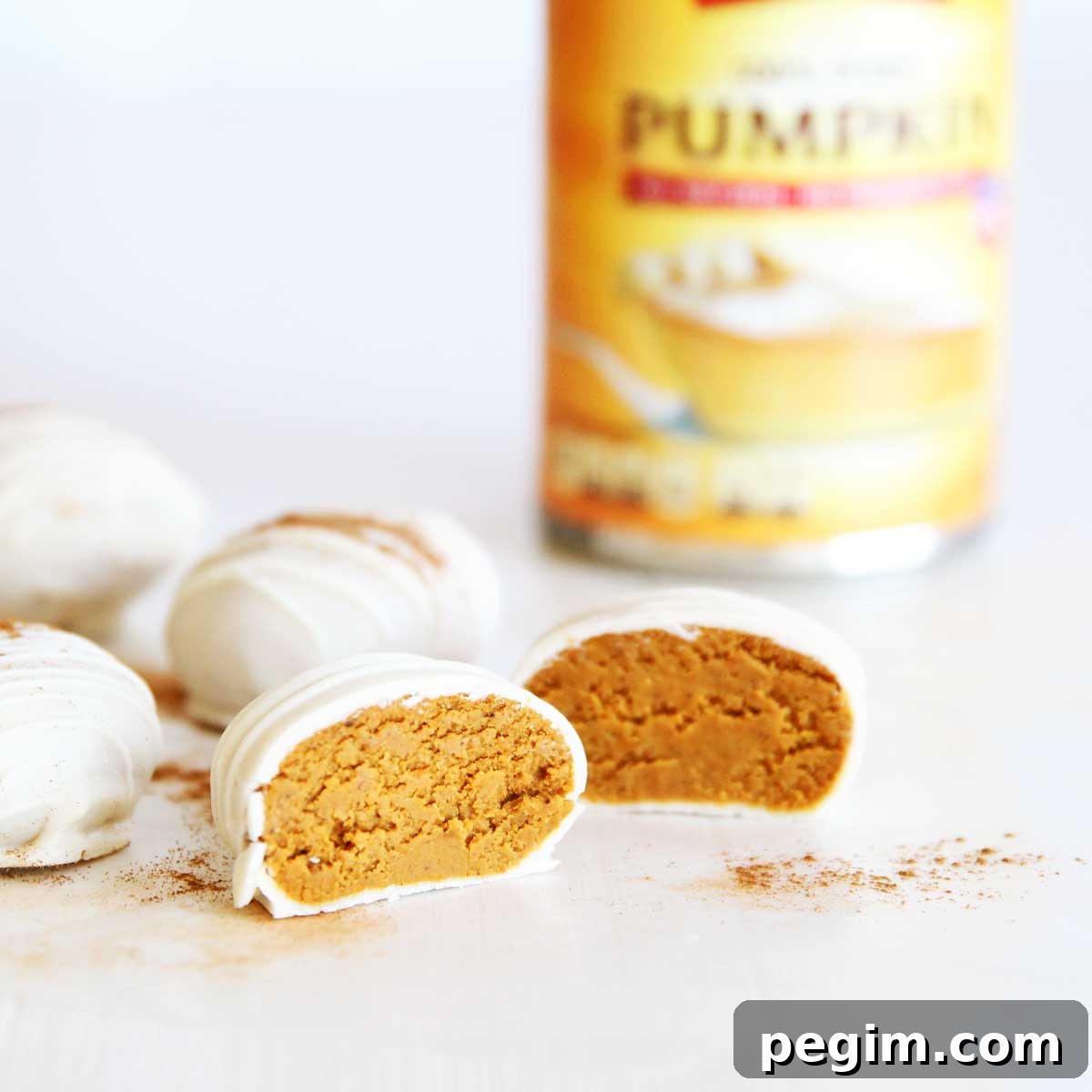 Pumpkin White Chocolate Easter Eggs