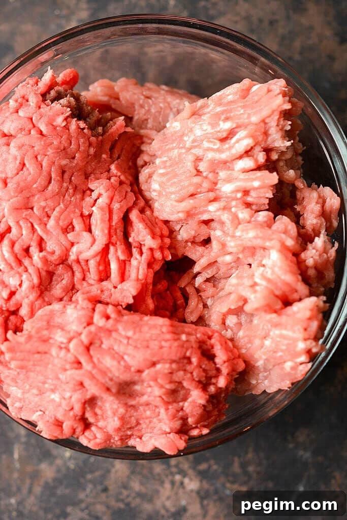 Bowl of Ground Beef - Slow Cooker Bolognese Recipe