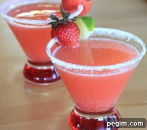 Strawberry Lime Margaritas