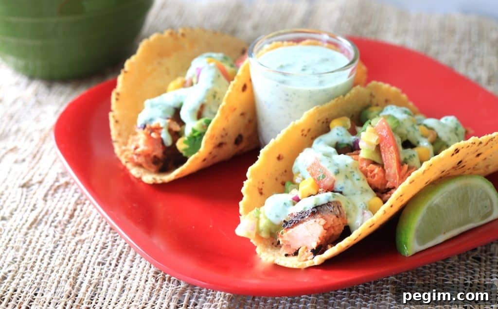 Blackened Salmon Tacos