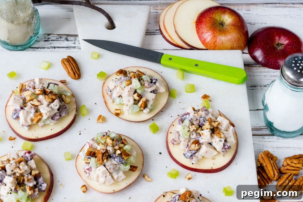 Clean Recipe Cranberry Chicken Salad Apple Slices Salad