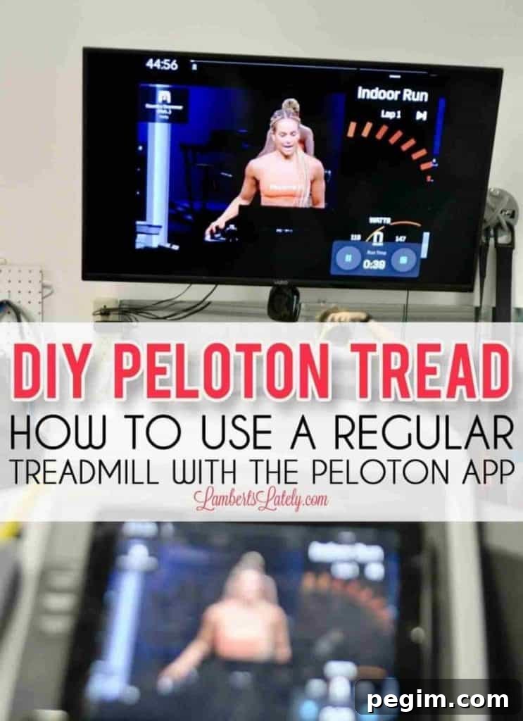 diy peloton tread; how to use a regular treadmill with the peloton app.