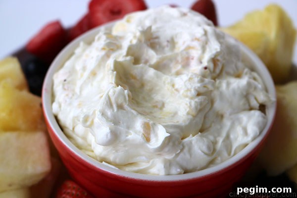 Pineapple Dip - Requires just 4 simple ingredients and can be made so quick. An easy dip that is great for dipping fruit, Nilla Wafers, and more! Super Flavor!