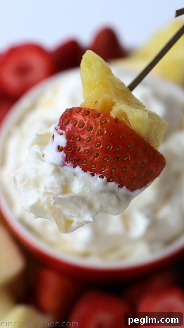 Pineapple Dip - Requires just 4 simple ingredients and can be made so quick. An easy dip that is great for dipping fruit, Nilla Wafers, and more! Super Flavor!