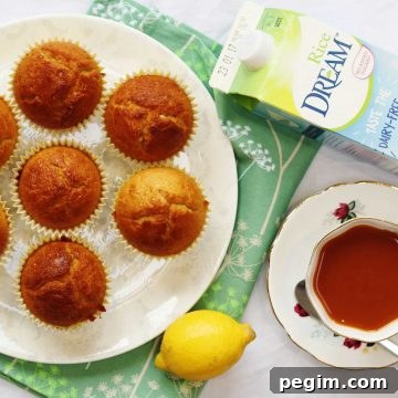 Dairy Free Lemon Muffins with Rice Dream