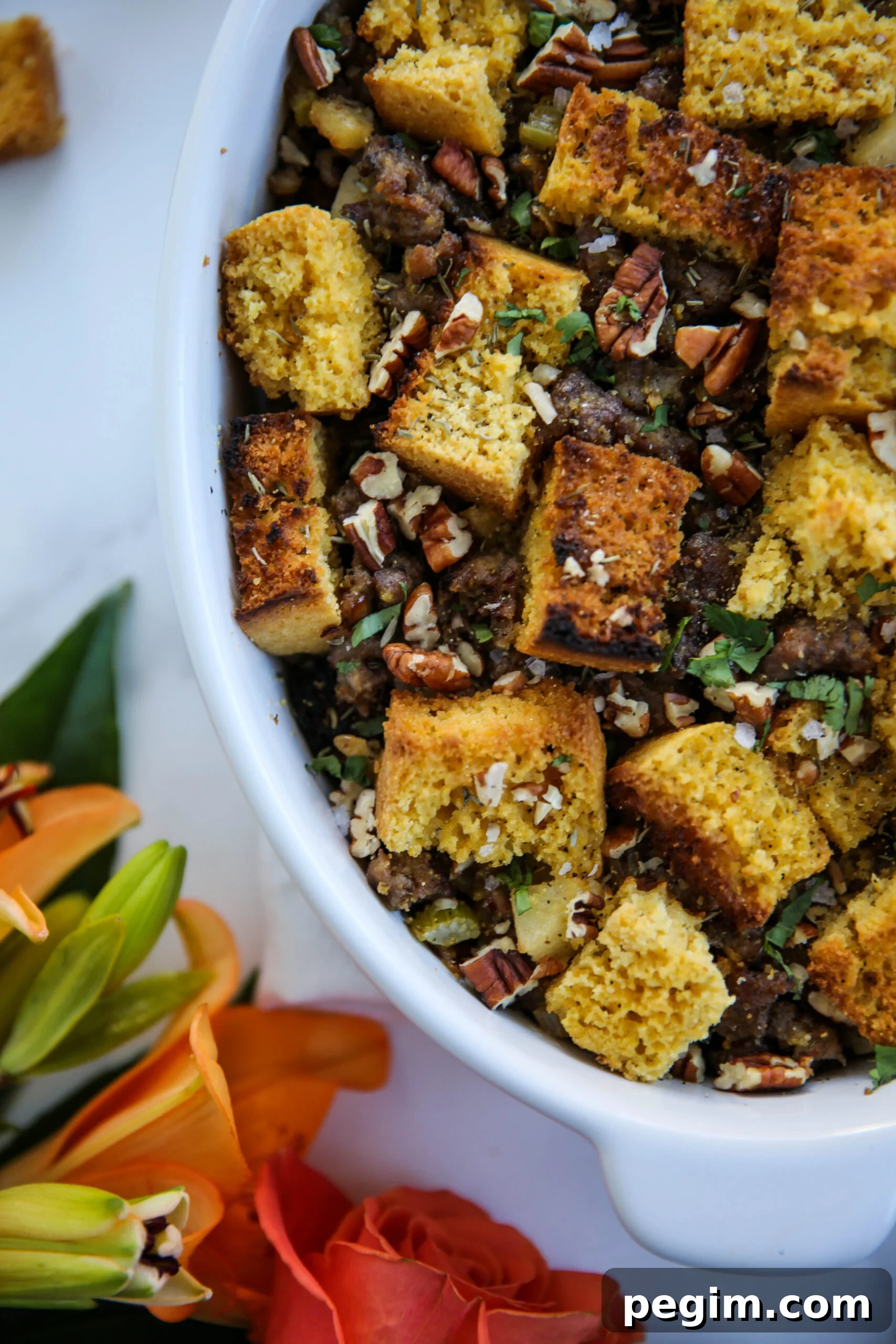 PaleOMG Gluten Free Cornbread Stuffing