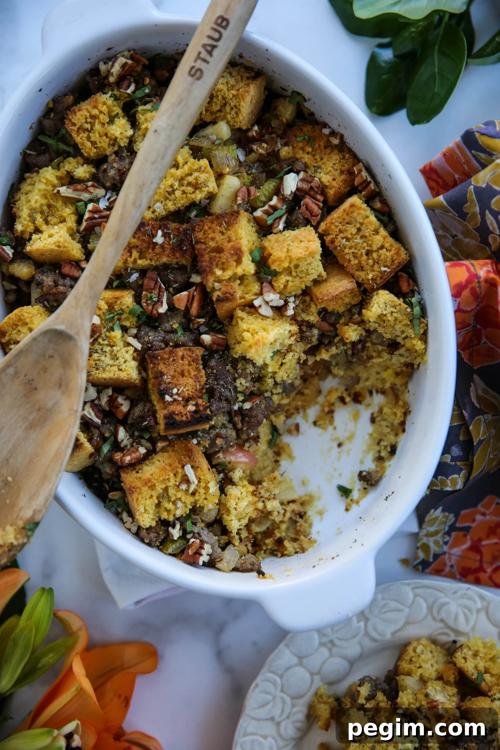 PaleOMG Gluten Free Cornbread Stuffing