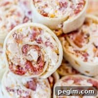 pile of Chicken Bacon Ranch Pinwheels