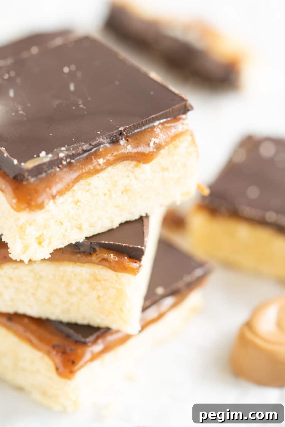 Heavenly Shortbread Recipe with Caramel and Chocolate