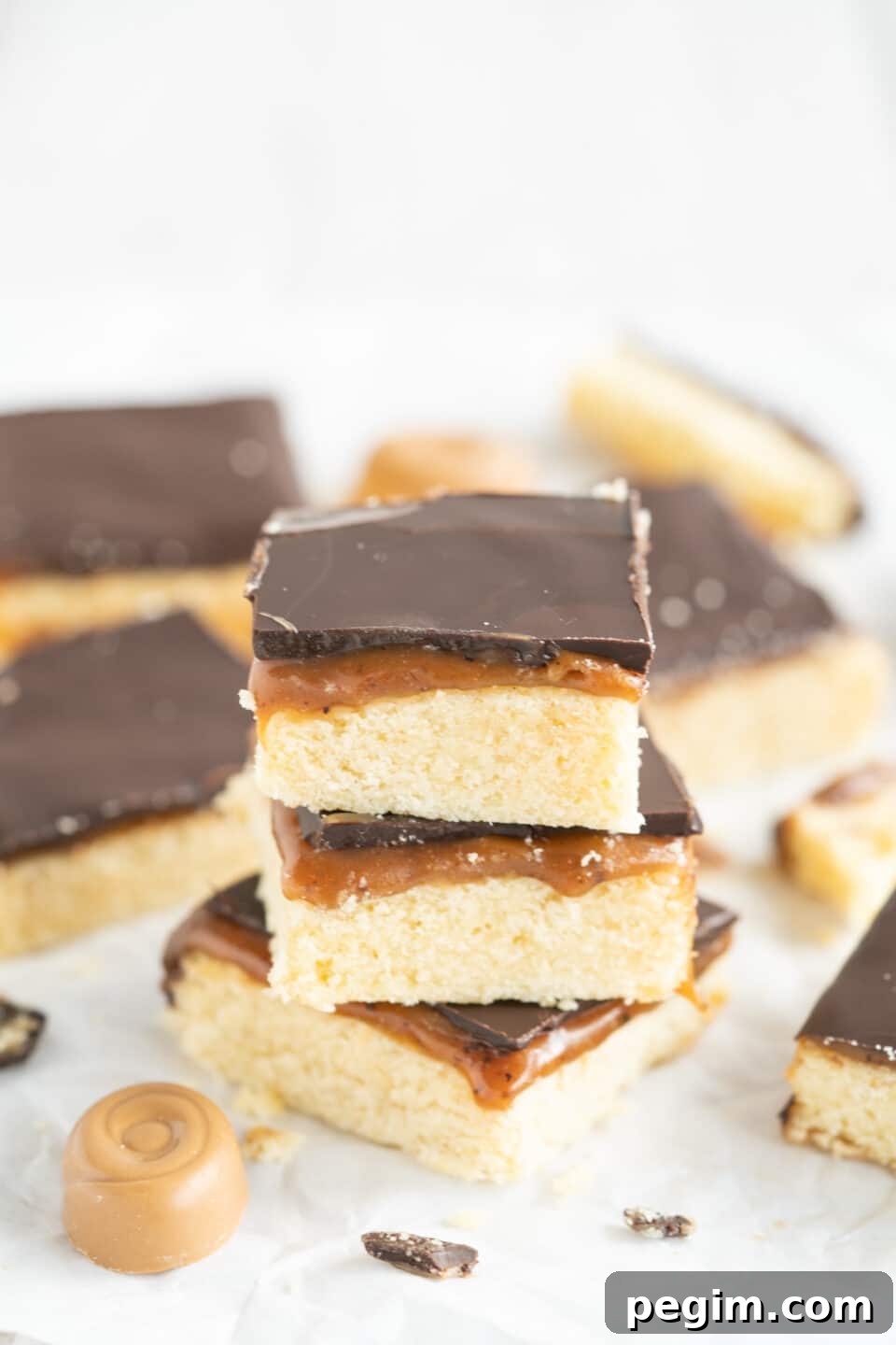 Chocolatey Caramel Shortbread Recipe