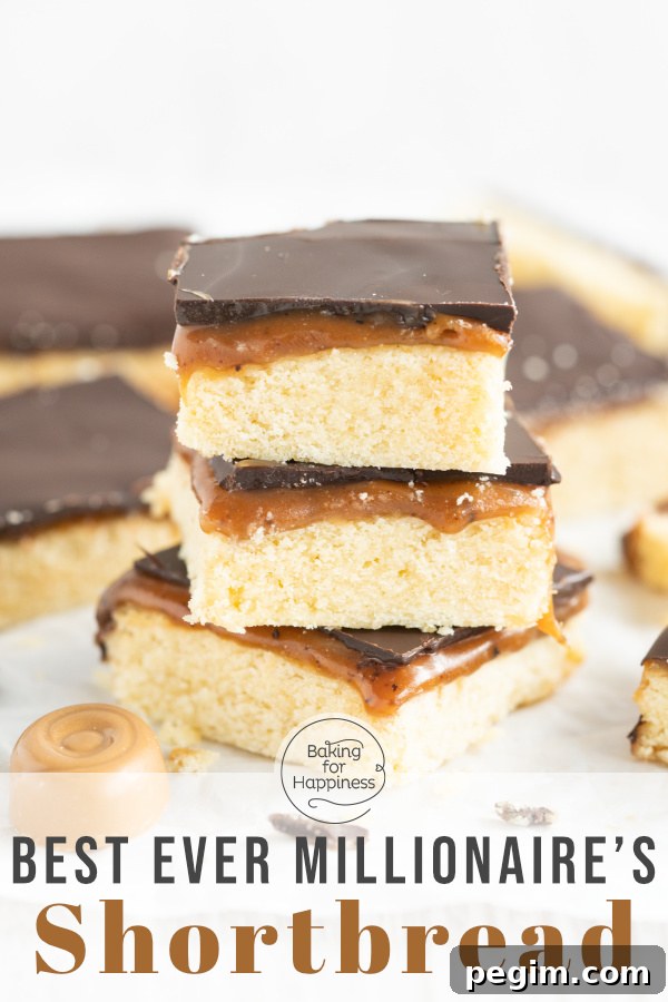 Shortbread base, caramel cream, and chocolate topping: Millionaire's shortbread is worth the effort. Indulgence deluxe!