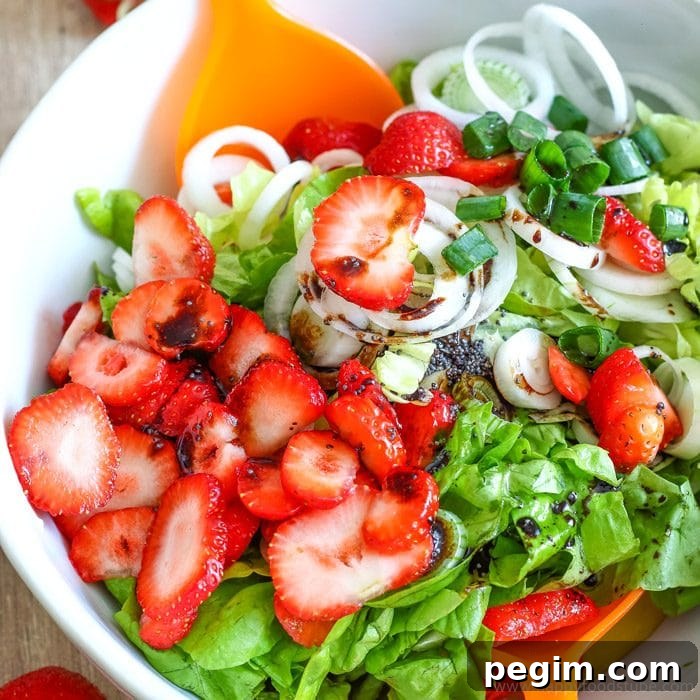 Strawberry Salad with Poppy Seed Dressing Image