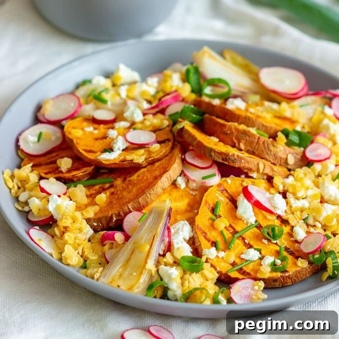 Homemade Grilled Sweet Potato Salad