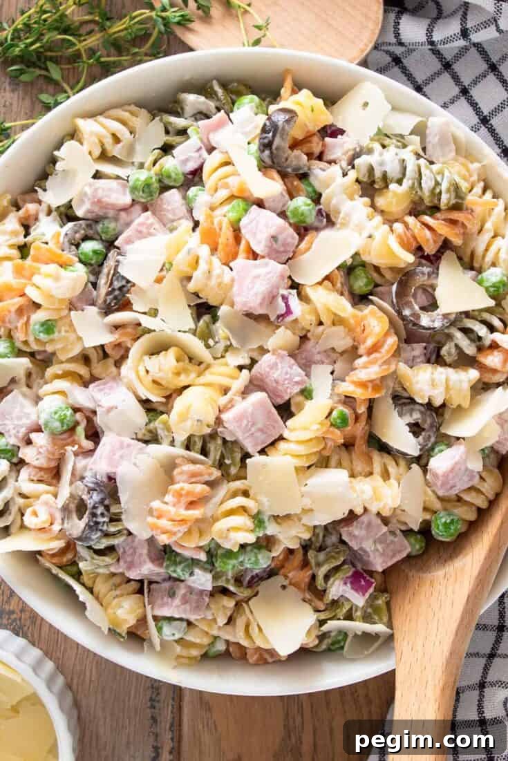 Image for Tri-color Pasta Salad with Ham