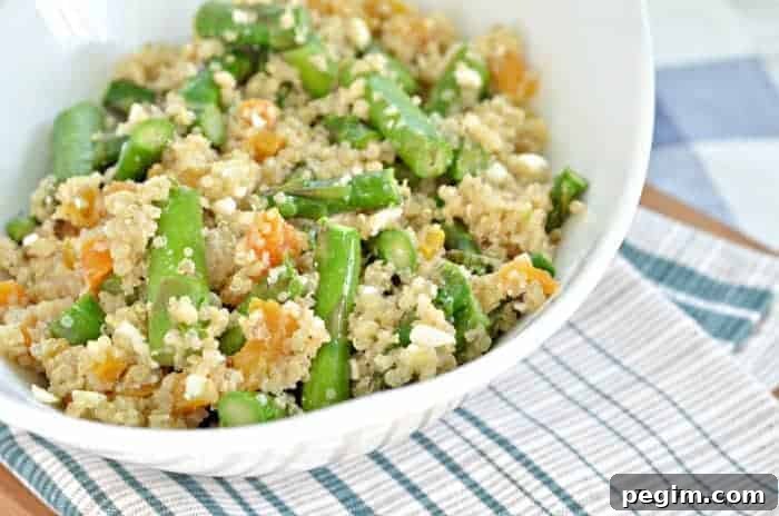 Image for Asparagus and Feta Cheese Quinoa Salad