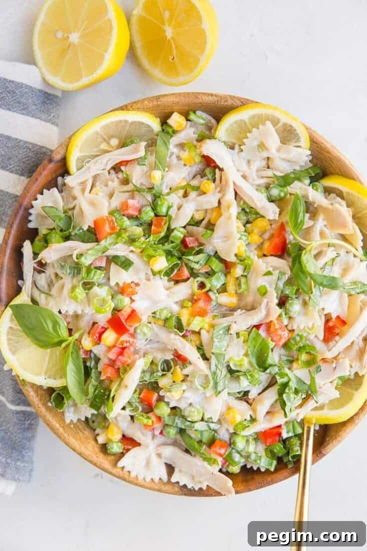 Image for Creamy Chicken Pasta Salad