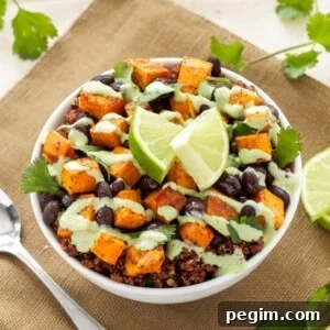 Sweet Potato and Black Bean Quinoa Bowls