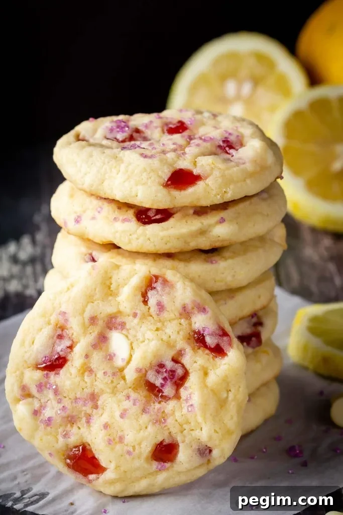 Raspberry Lemon Cookies Subway Copycat