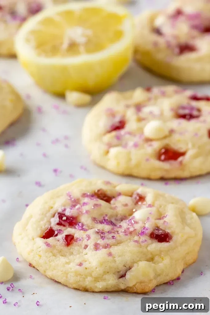 Raspberry Lemonade Cookies