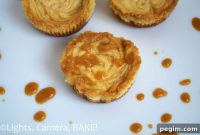 Mini Salted Caramel Cheesecakes with Buttery Graham Crust
