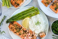 Garlic Herb Baked Salmon: Paleo & Gluten-Free