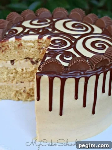 Moist Peanut Butter Cake