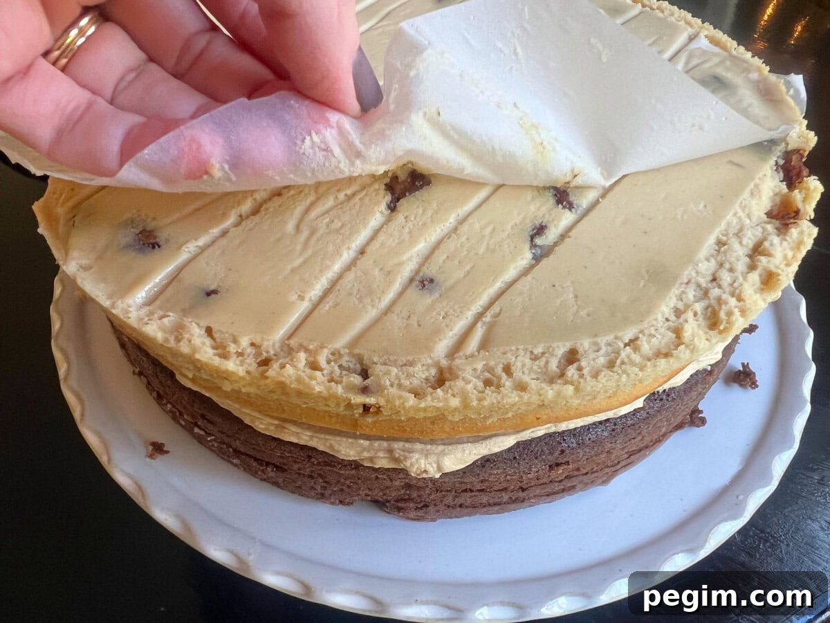 Peanut Butter Cheesecake Layer.