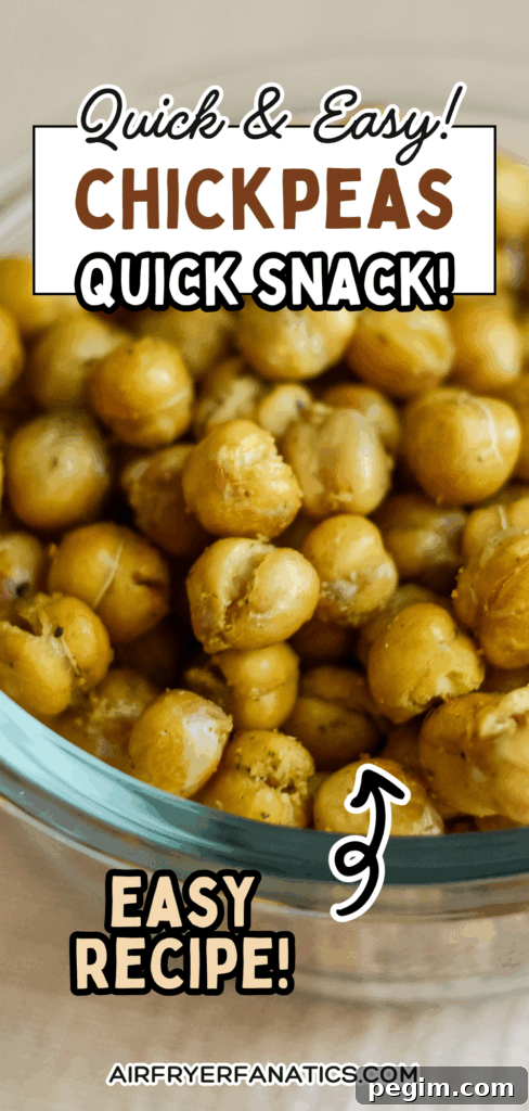 Crispy Air Fryer Chickpeas: Protein-Packed Plant-Based Snack 7 easy air fryer chickpeas plant based snack