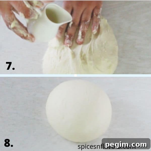 Bake Homemade White Bread in 5 Simple Steps 6 making a soft pliable dough