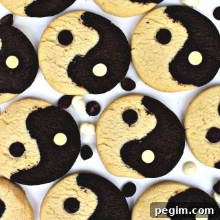 Yin Yang Slice-and-Bake Cookies