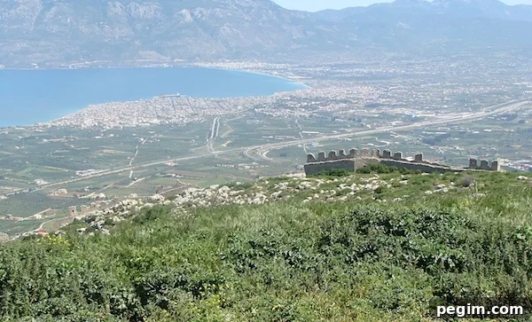 Explore Greece and Kosovo: 10-Day Travel Guide and Top Sights 6 gulf of corinth-ruin wall
