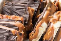 Indulgent Low Carb Millionaire Bars with Gooey Caramel