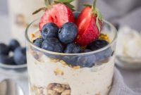 Peanut Butter Greek Yogurt Parfait with Granola