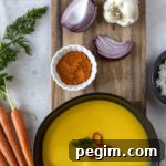 Red Curry Carrot Ginger Soup