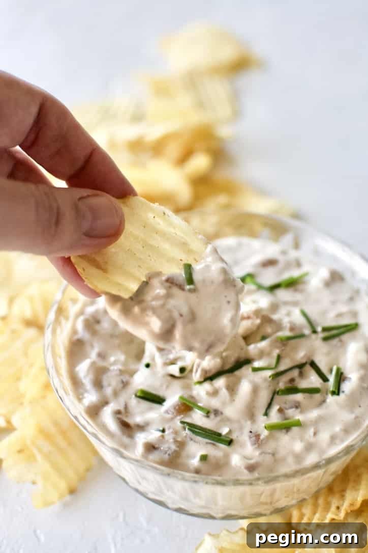 Creamy French Onion Dip for Game Day 4 Joanna Gaines recipe for French Onion Dip from the Magnolia Table Cookbook Vol.2 and Magnolia Table with Joanna Gaines Cooking Show.