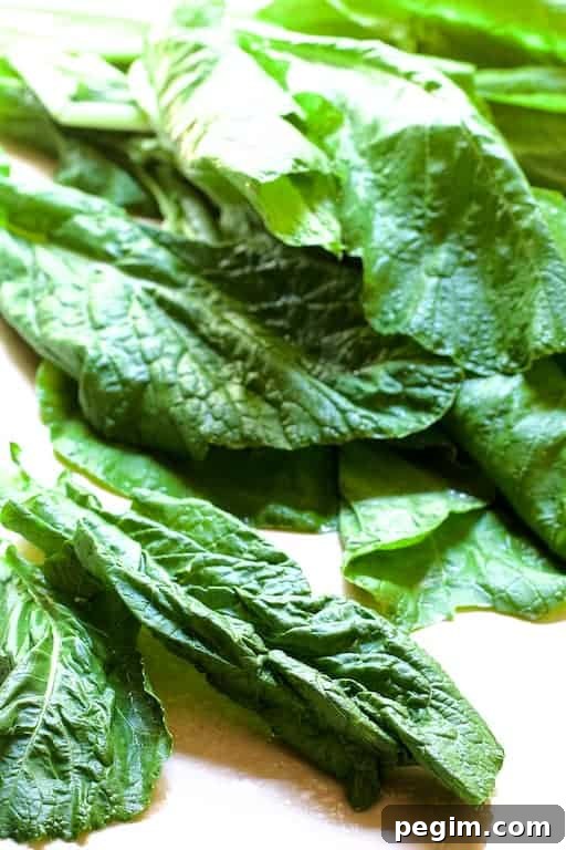 Spiced Indian Root Vegetable Curry Recipe 4 Photo of fresh turnip greens.
