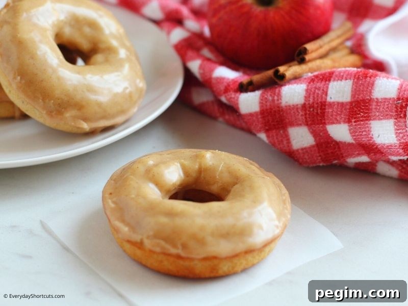 Apple Cinnamon Baked Donuts