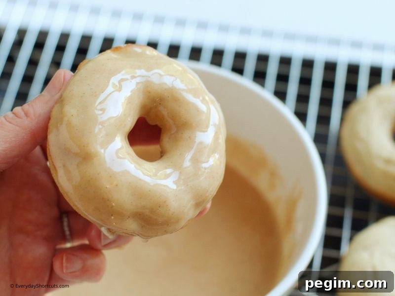 glazing donuts